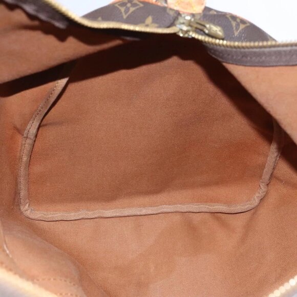 LOUIS VUITTON Monogram Keepall 55 Boston Bag M41424 LV Auth MY147 - Picture 11 of 16